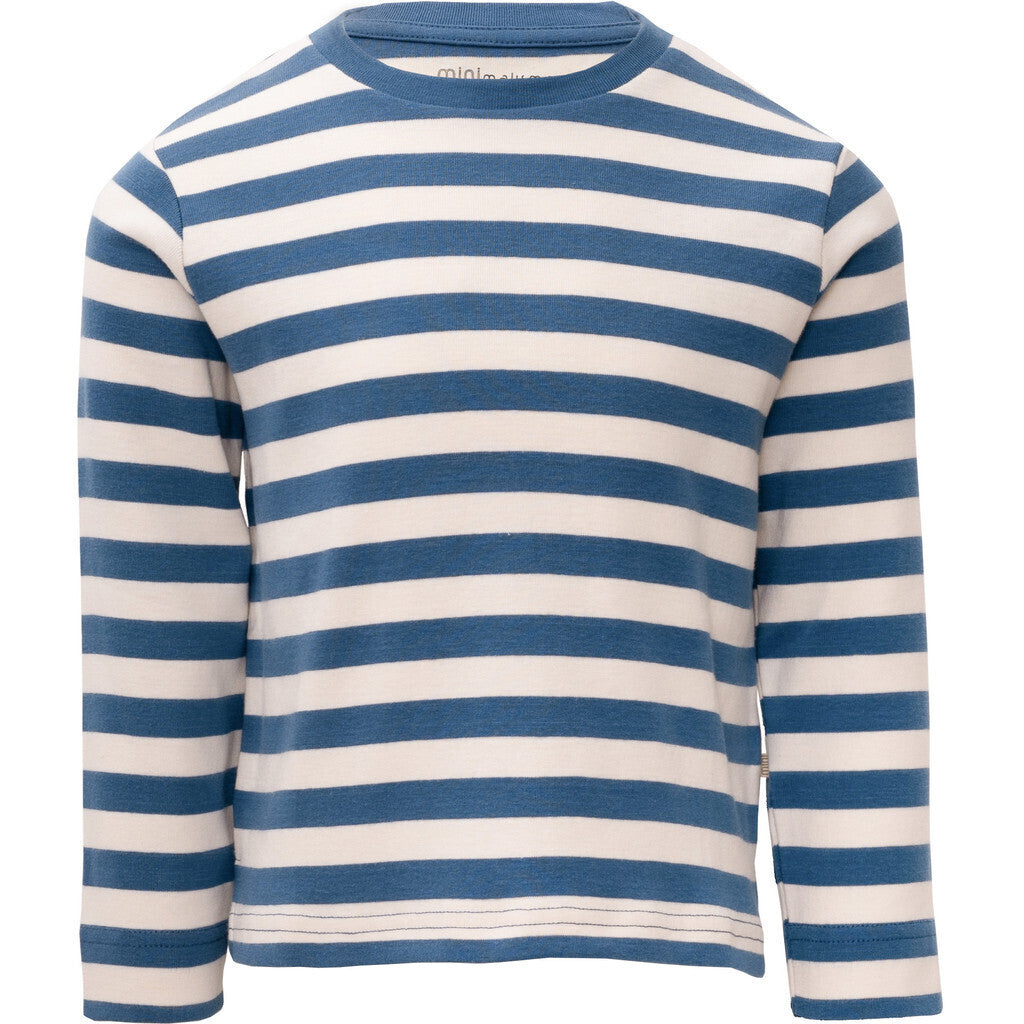 minimalisma Lyngby Blouse for kids True Blue Stripes