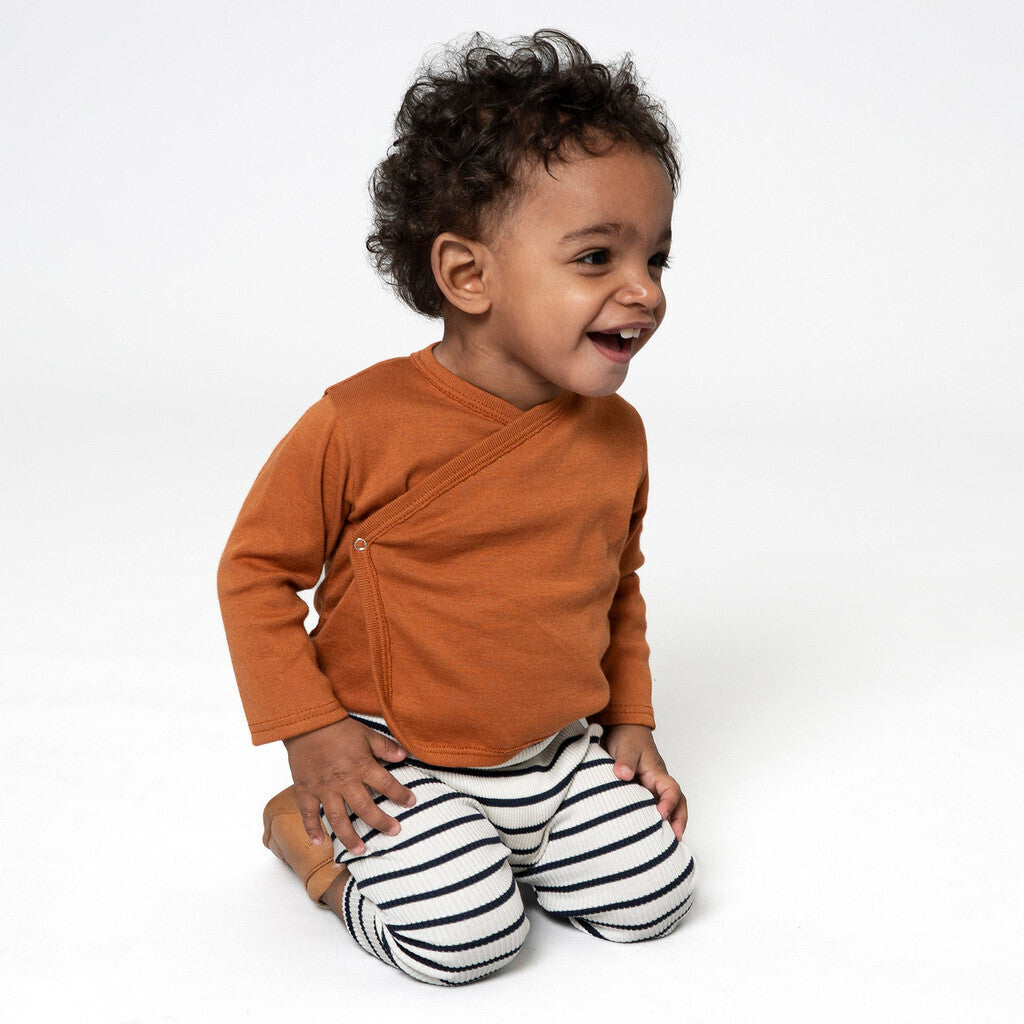 minimalisma Mini Blouse for babies Clay