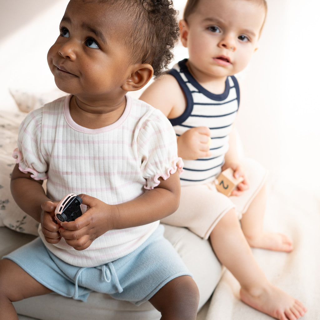 minimalisma Nallie 0-18 Blouse for babies Cherry Blossom Stripes