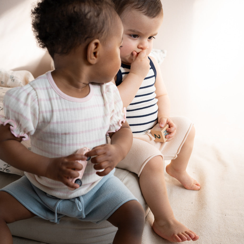 minimalisma Nallie 0-18 Blouse for babies Cherry Blossom Stripes