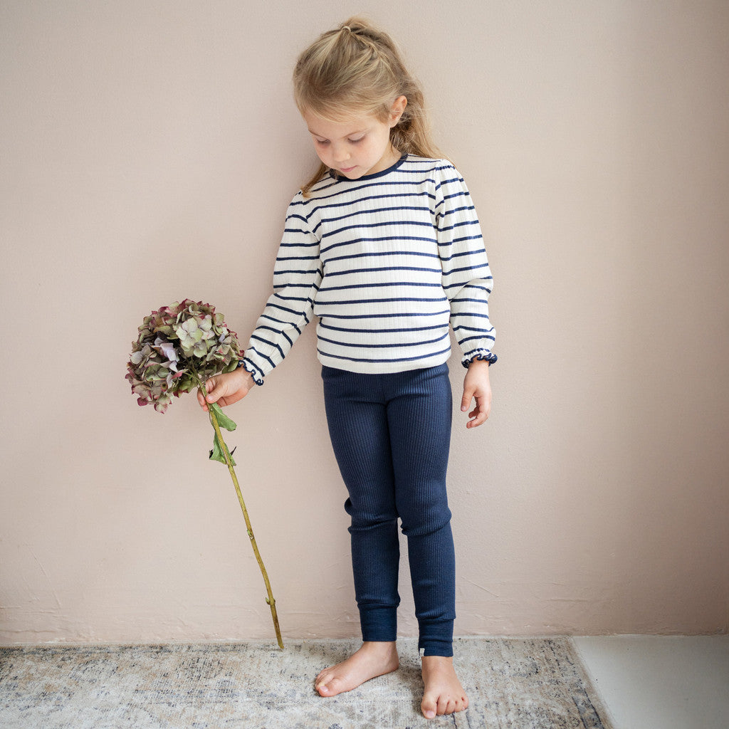 minimalisma Nally - Children's organic cotton long sleeve top Blouse for kids Sailor