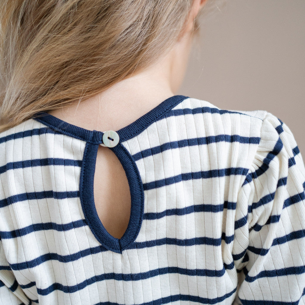 minimalisma Nally - Children's organic cotton long sleeve top Blouse for kids Sailor