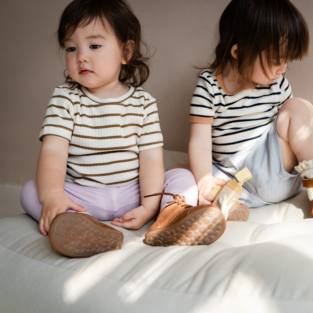 minimalisma Nirvana - Children's organic cotton t-shirt Blouse for kids Lark Stripes