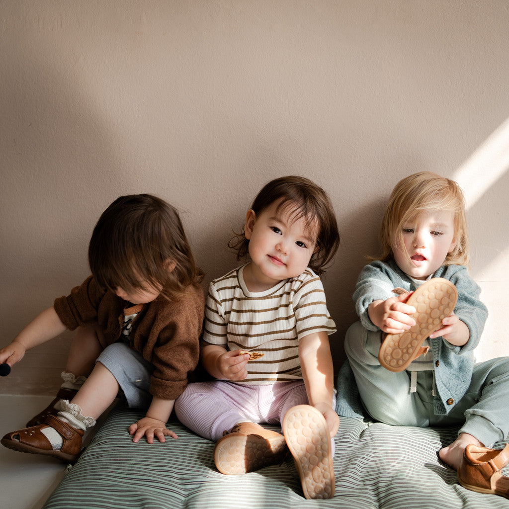 minimalisma Nirvana - Children's organic cotton t-shirt Blouse for kids Lark Stripes