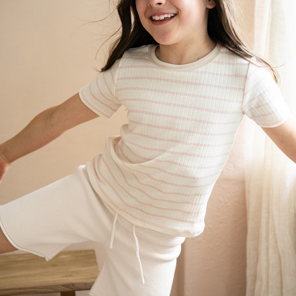 minimalisma Nirvana 0-18 Blouse for babies Cherry Blossom Stripes