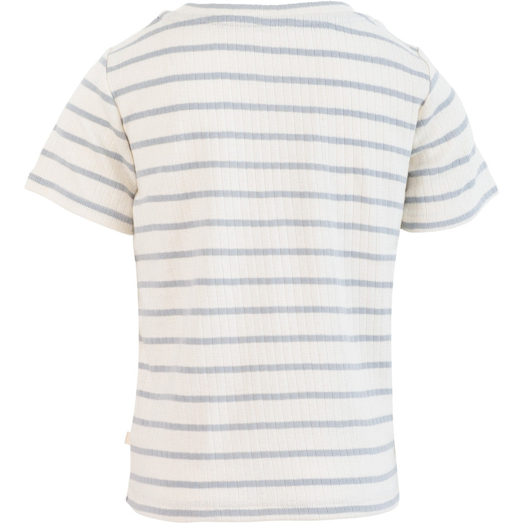 minimalisma Nirvana 2-5Y Blouse for kids Powder Blue Stripes