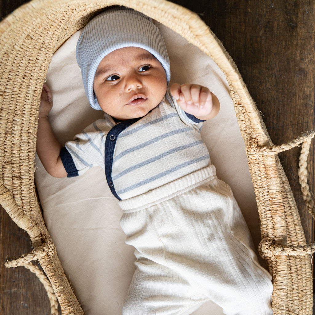 minimalisma Nola Body Powder Blue Stripes