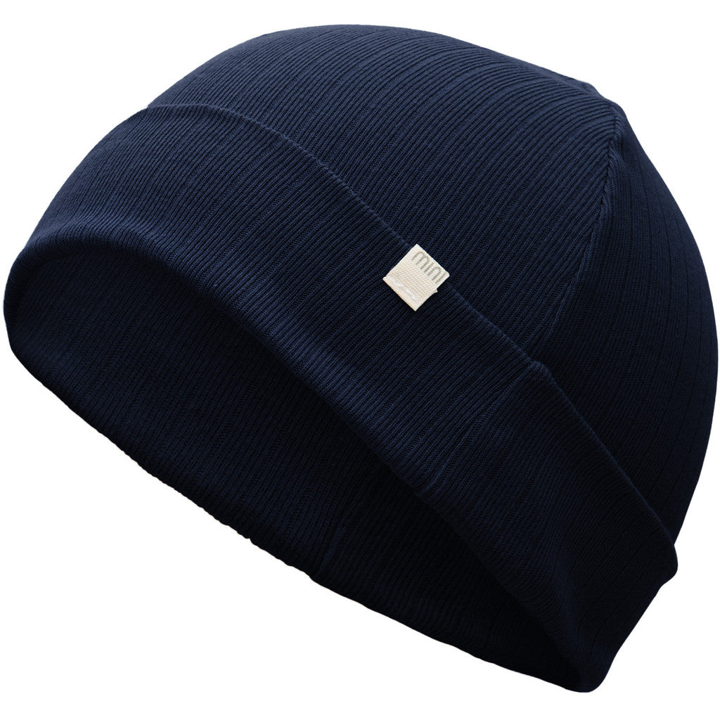 minimalisma Nope Hat / Bonnet Dark Blue