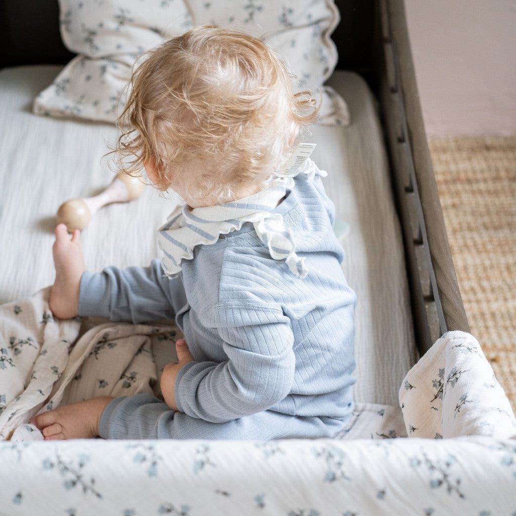 minimalisma Nuria Bib / Hairband / Acc Powder Blue Stripes
