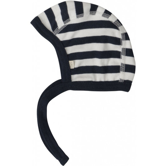 minimalisma Ny Hat / Bonnet Dark Blue White striped