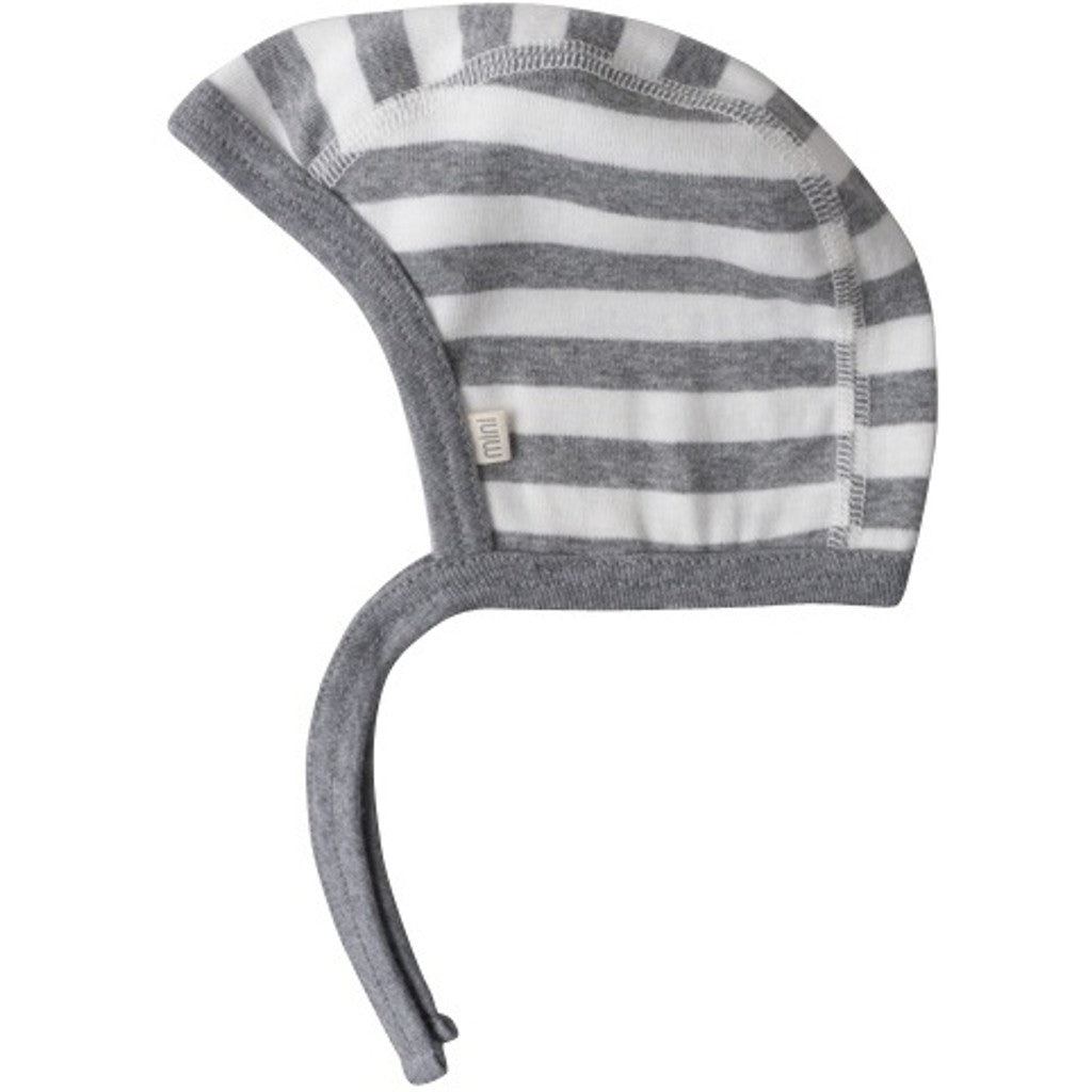 minimalisma Ny Hat / Bonnet Grey Melange White striped