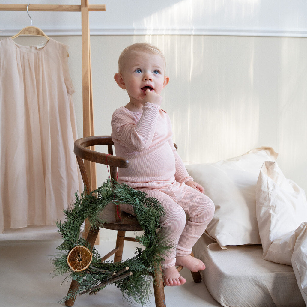 minimalisma Obladi Blouse for babies Pale Peony