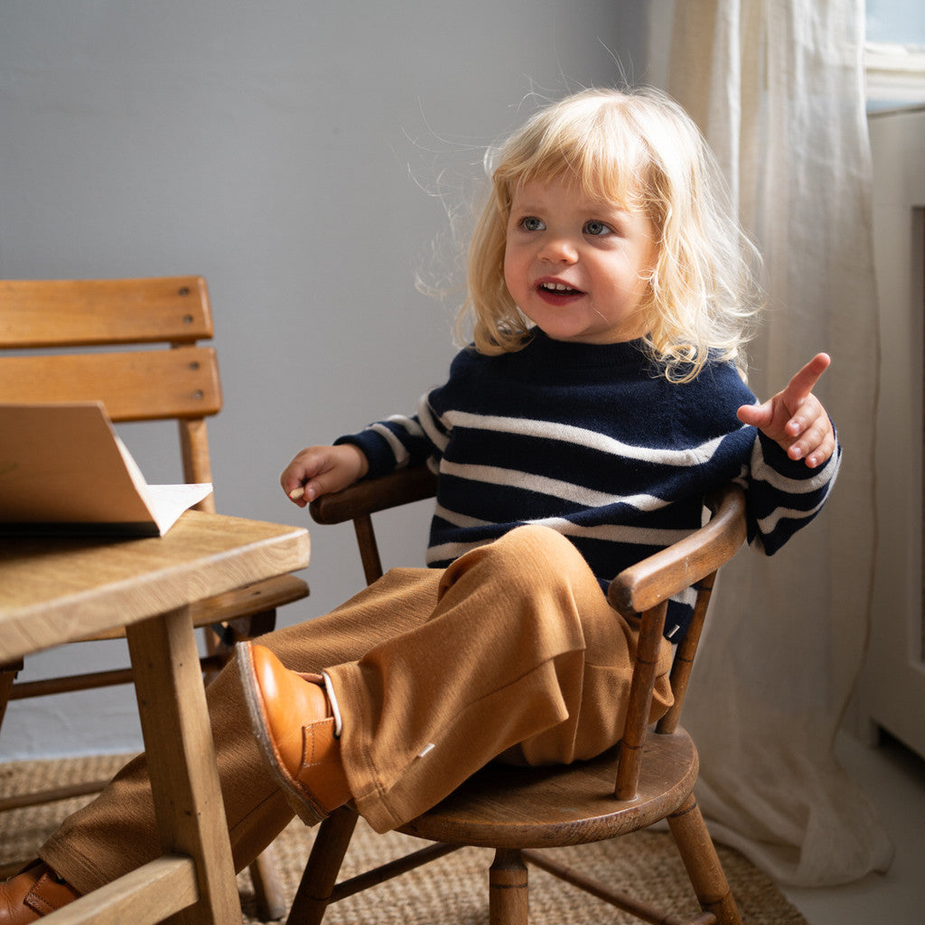 minimalisma Olino - Children's cashmere sweater Blouse for kids Sailor