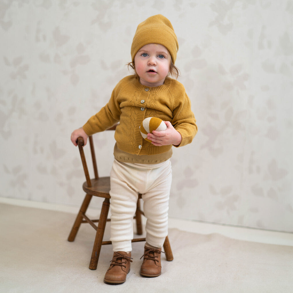 minimalisma Olvik Blouse for babies Golden Leaf