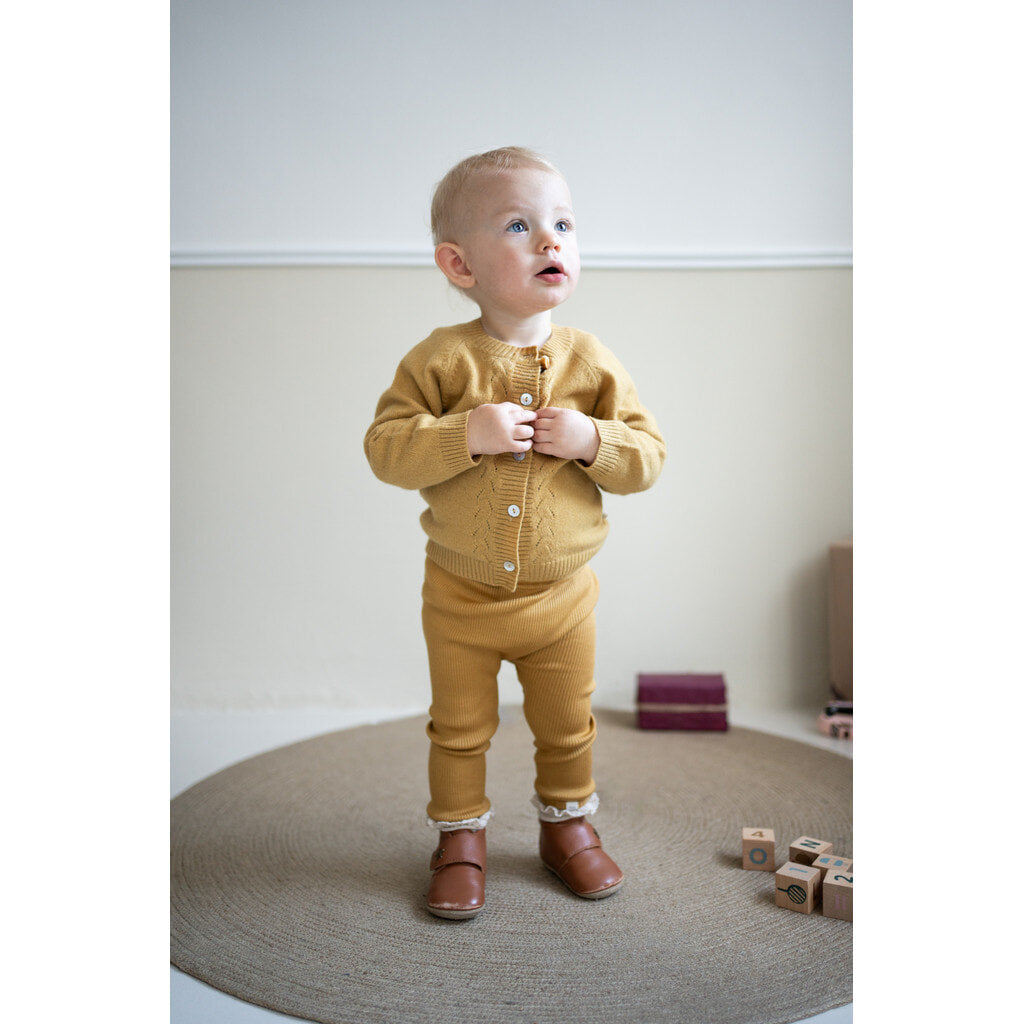 minimalisma Olvik Blouse for babies Golden Leaf