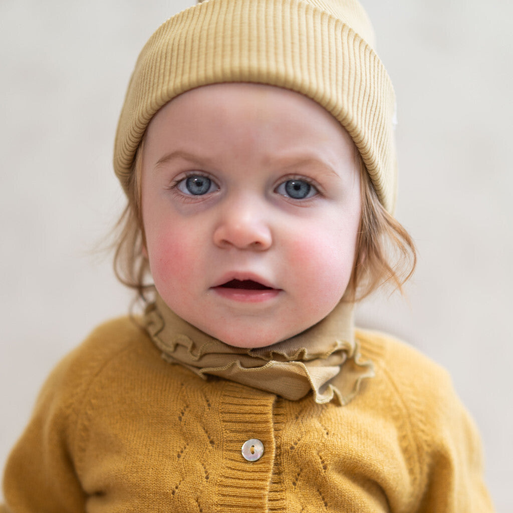 minimalisma Olvik Blouse for babies Golden Leaf