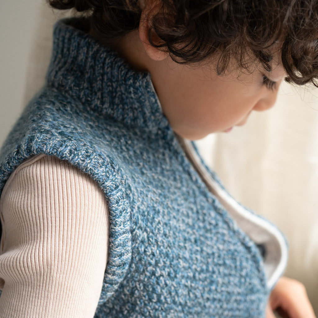 minimalisma Omega 6-10Y Blouse for kids Ocean melange