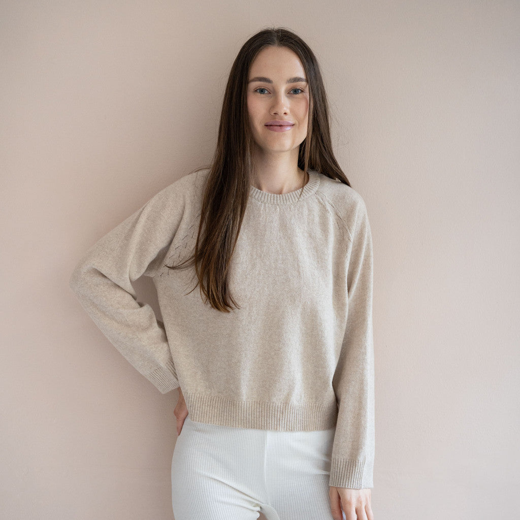 minimalisma Opal Blouse for women Buttercream Melange
