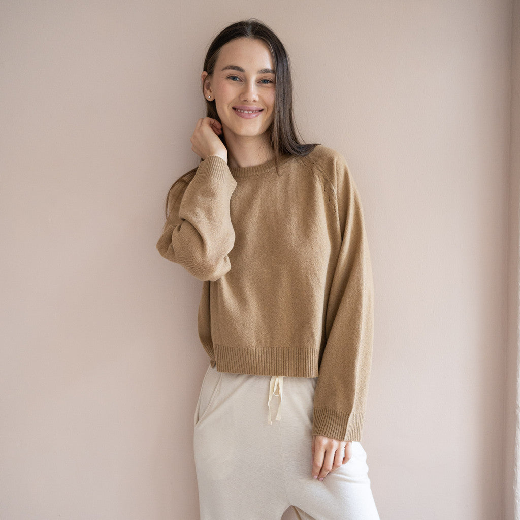 minimalisma Opal Blouse for women Caramel