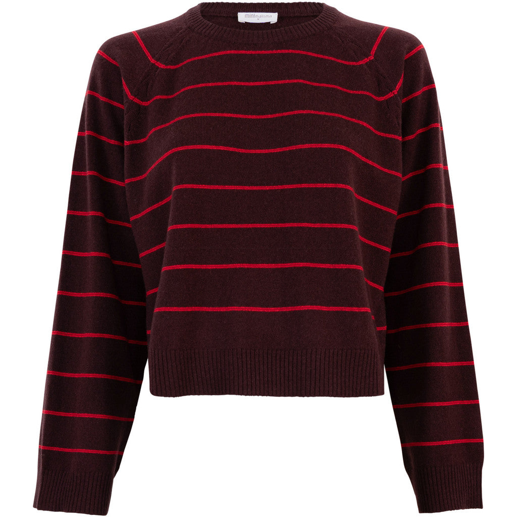 minimalisma Opal Blouse for women Chestnut Stripes