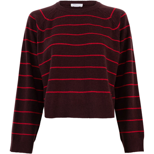 minimalisma Opal Blouse for women Chestnut Stripes