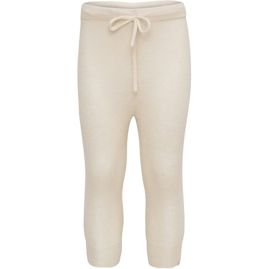 Briony Angel Wing Cashmere Leggings - Baby Ivory