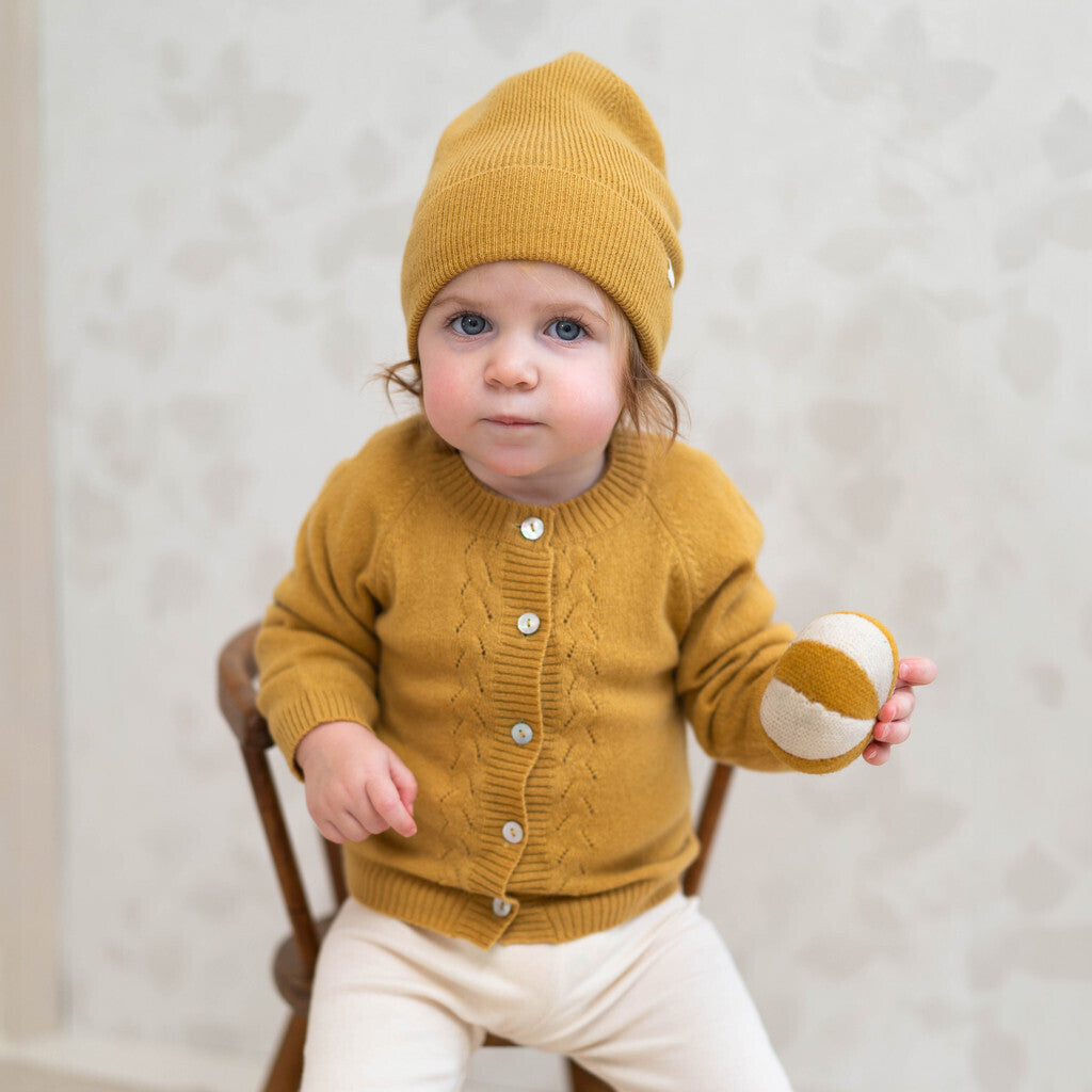 minimalisma Owl Hat / Bonnet Golden Leaf