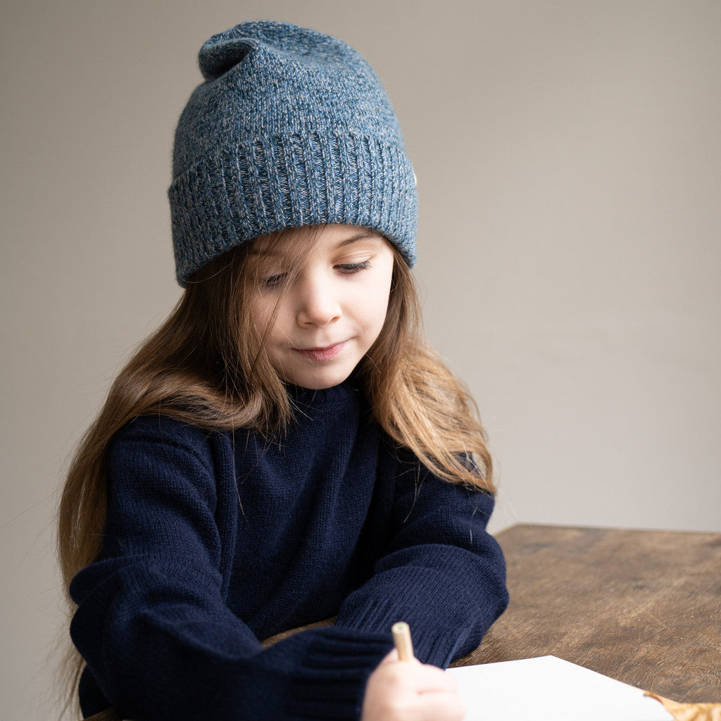 minimalisma Owle Hat / Bonnet Ocean melange