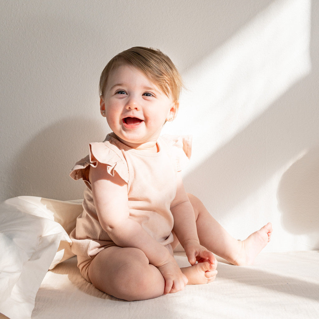 minimalisma Pippy romper for babies and kids in organic cotton Body Lotus