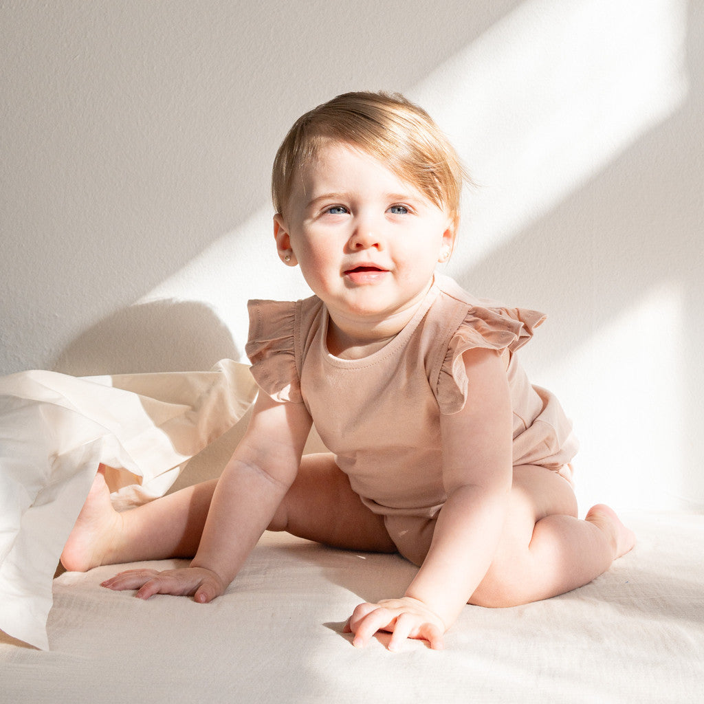minimalisma Pippy romper for babies and kids in organic cotton Body Lotus