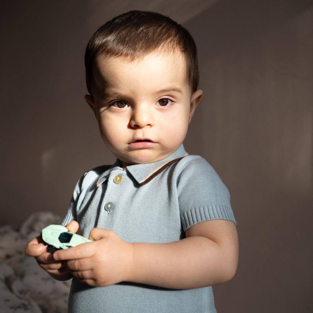 minimalisma Rembrandt 12M-5Y Blouse for babies and kids Seafoam