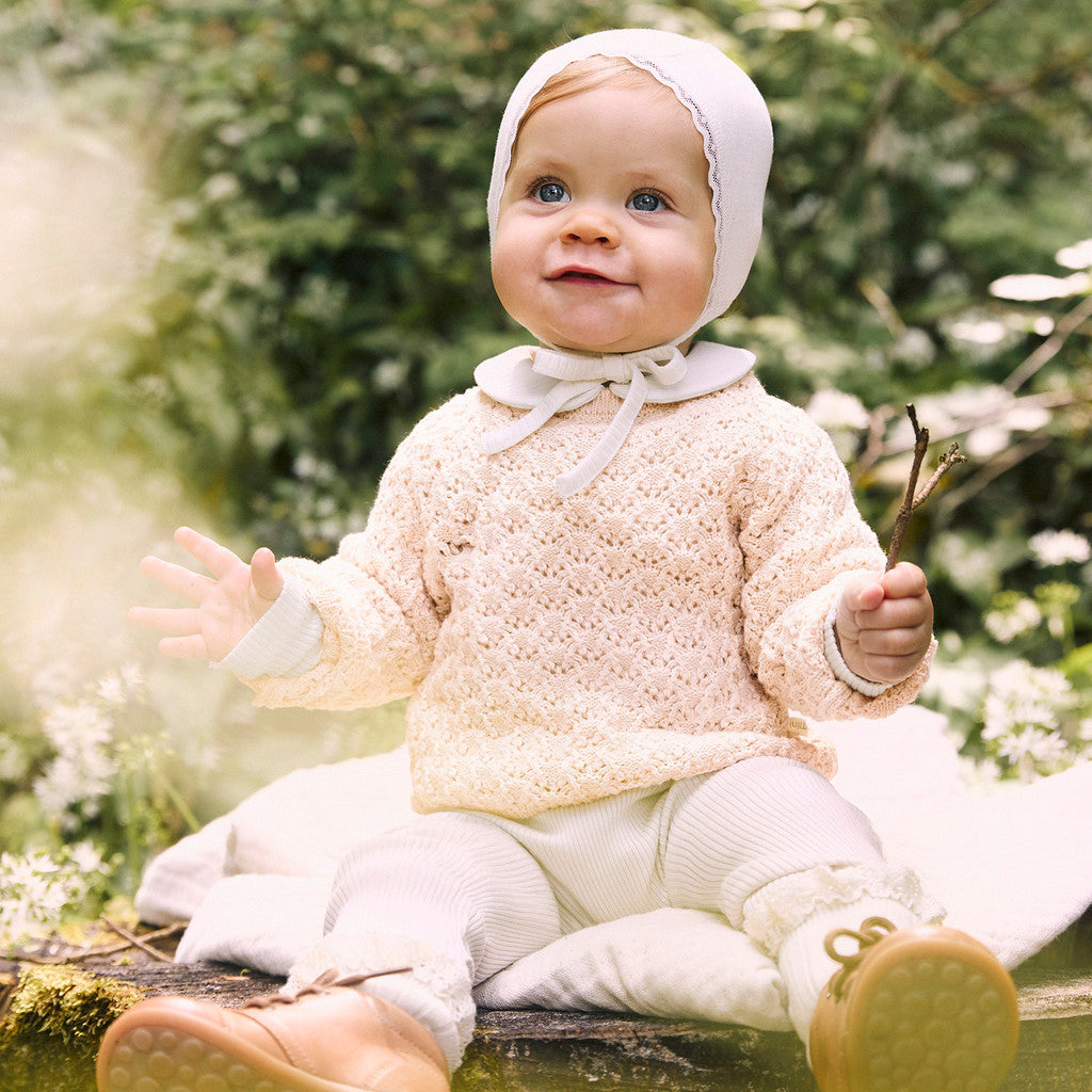 minimalisma Romsdal Blouse for babies Bisque