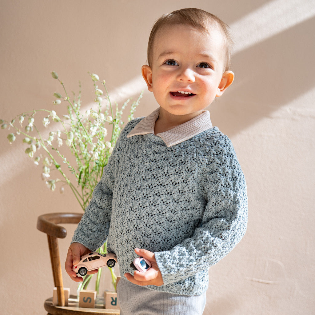 minimalisma Romsdal Blouse for babies Seafoam