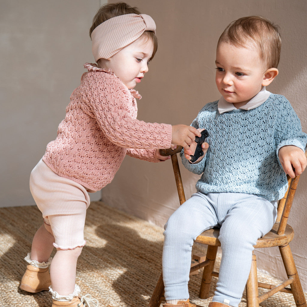 minimalisma Romsdal Blouse for babies Seafoam