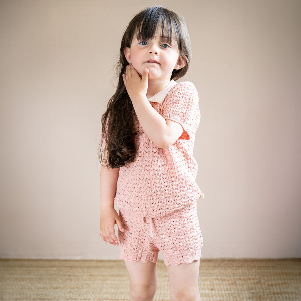 minimalisma Rosendal 12M-5Y Blouse for babies and kids Tulip