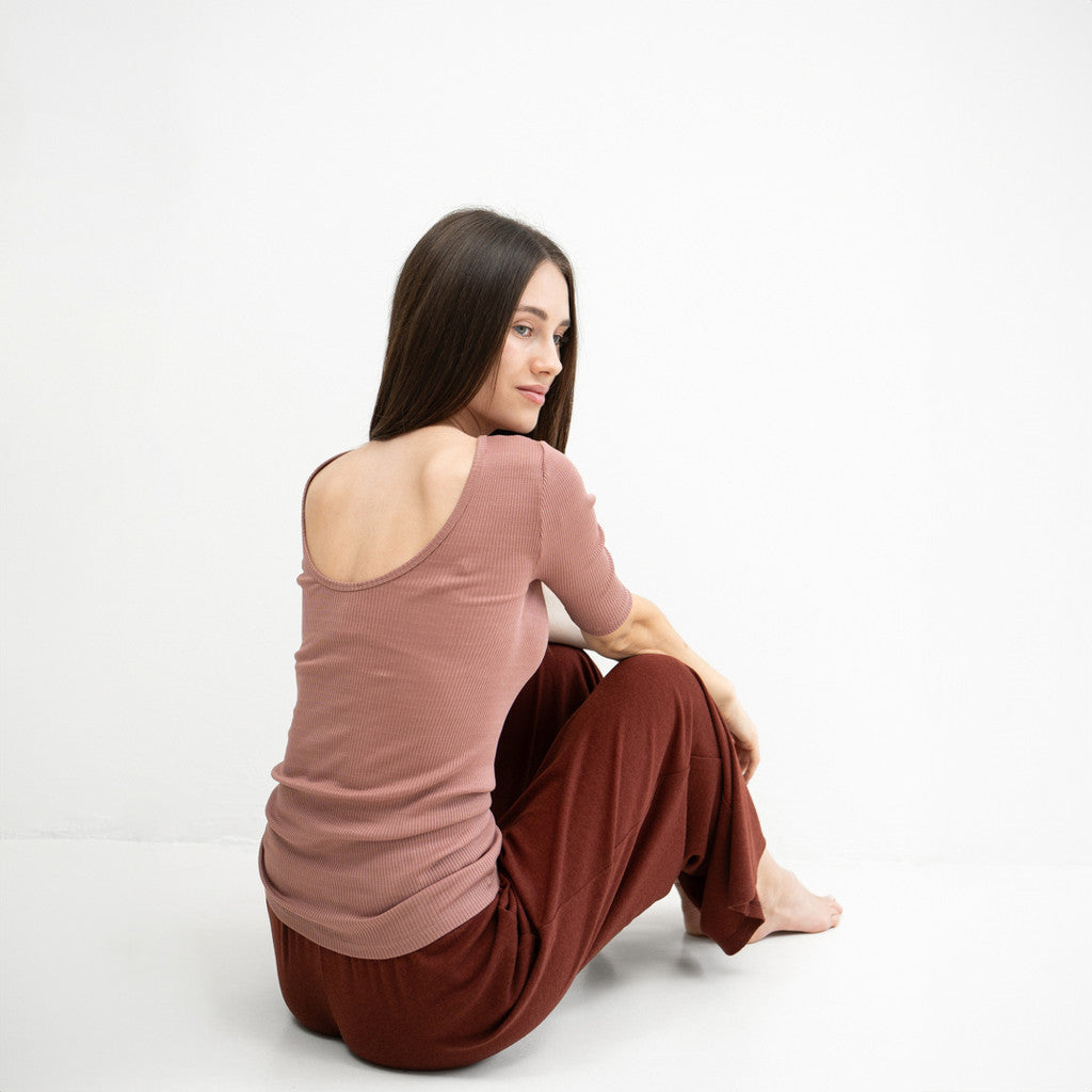 minimalisma Tea Leggings / pants for women Hibiscus