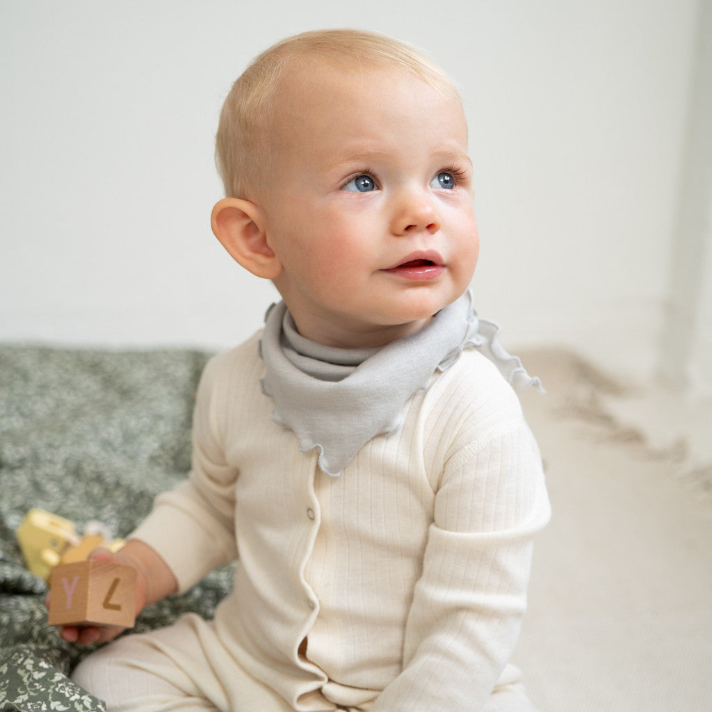 minimalisma Teddy Bib / Hairband / Acc Barely Blue