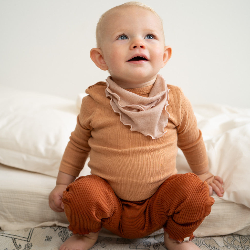 minimalisma Teddy Bib / Hairband / Acc Rose Blush