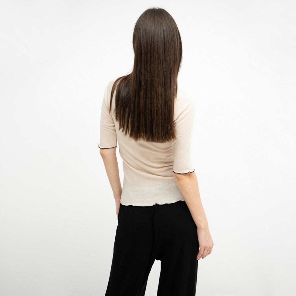 minimalisma Time Blouse for women Buttercream