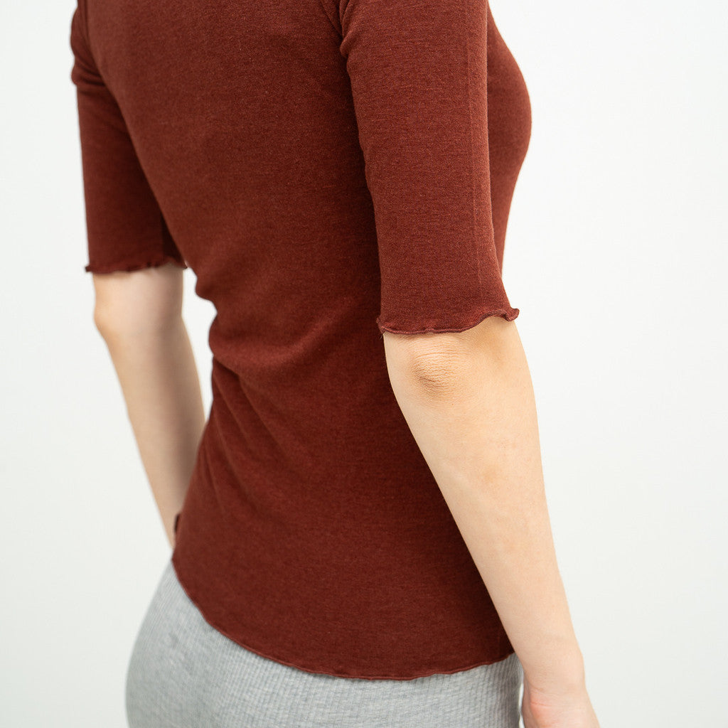 minimalisma Time Blouse for women Hibiscus