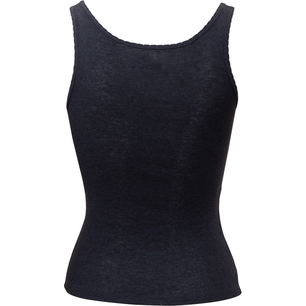 minimalisma Tonic - Women's silk/wool tank top Blouse for women Night
