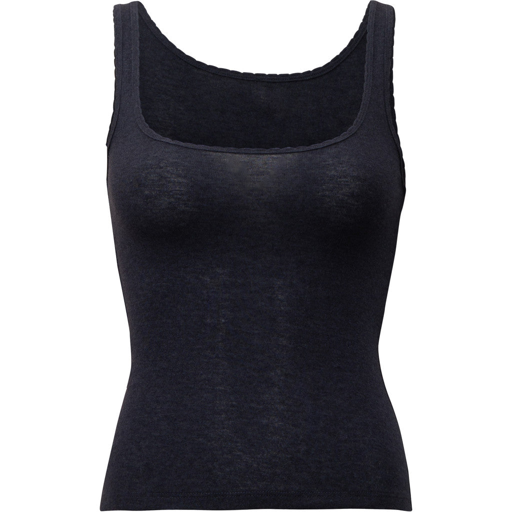 minimalisma Tonic - Women's silk/wool tank top Blouse for women Night