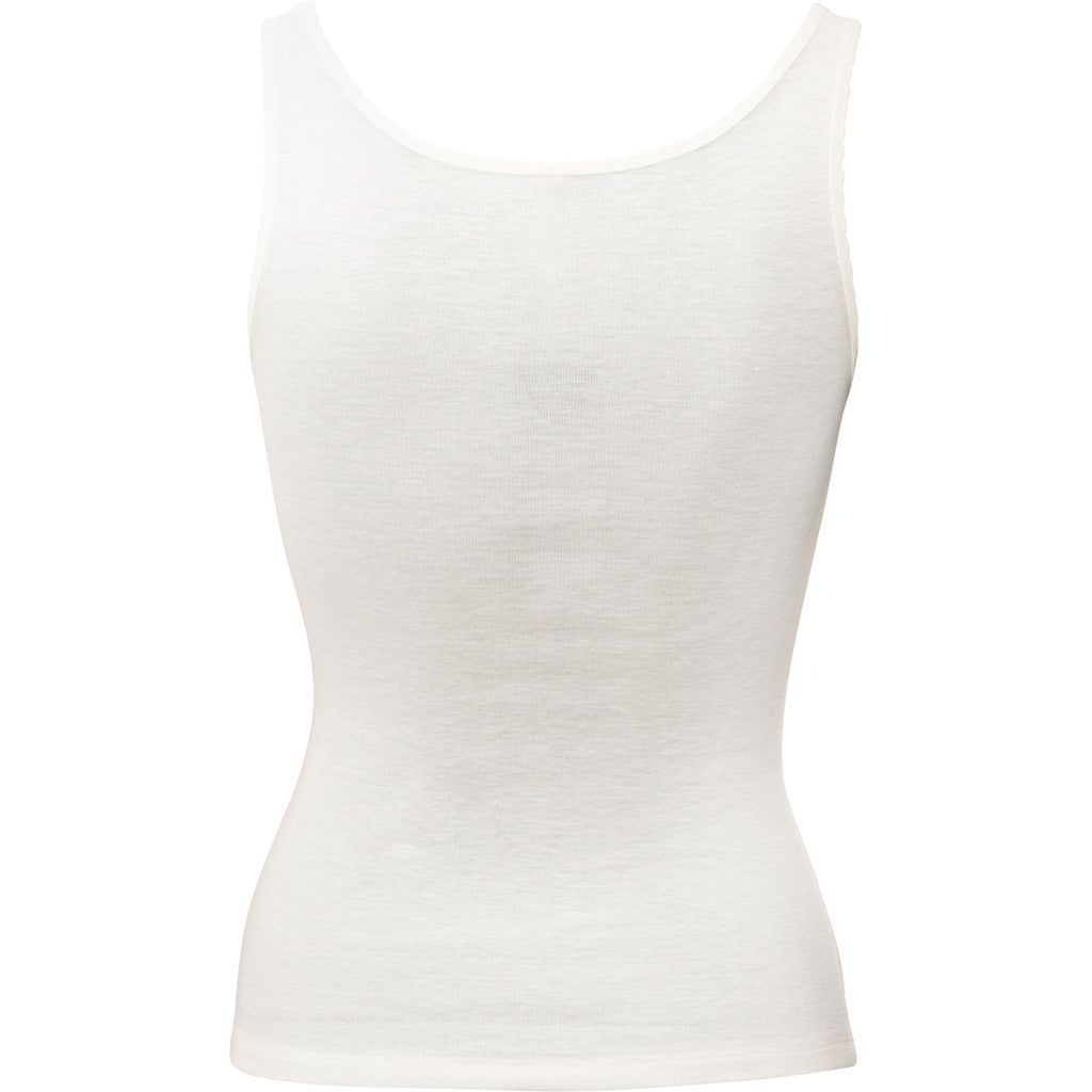 minimalisma Tonic - Women's silk/wool tank top Blouse for women White