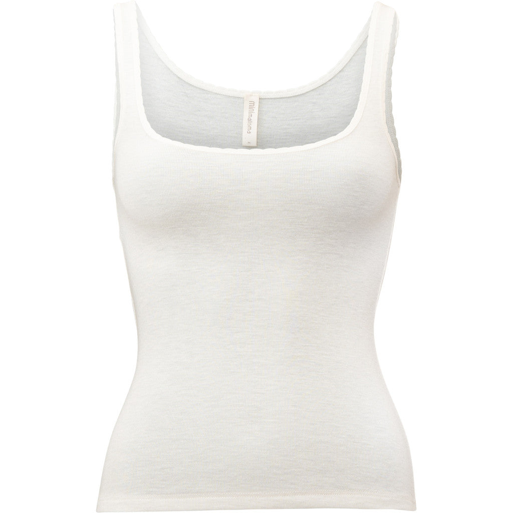 minimalisma Tonic - Women's silk/wool tank top Blouse for women White