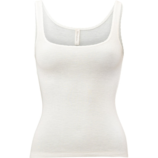 minimalisma Tonic - Women's silk/wool tank top Blouse for women White