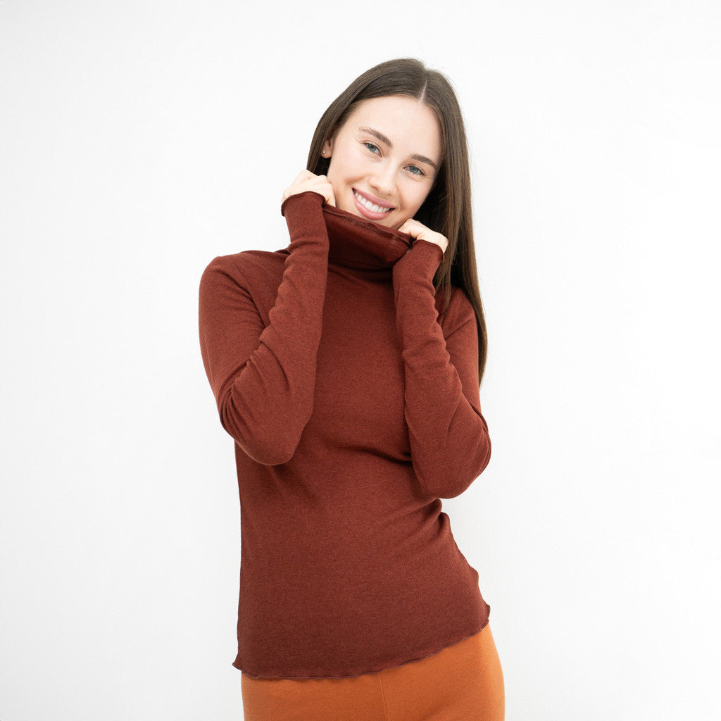 minimalisma Tora Blouse for women Hibiscus