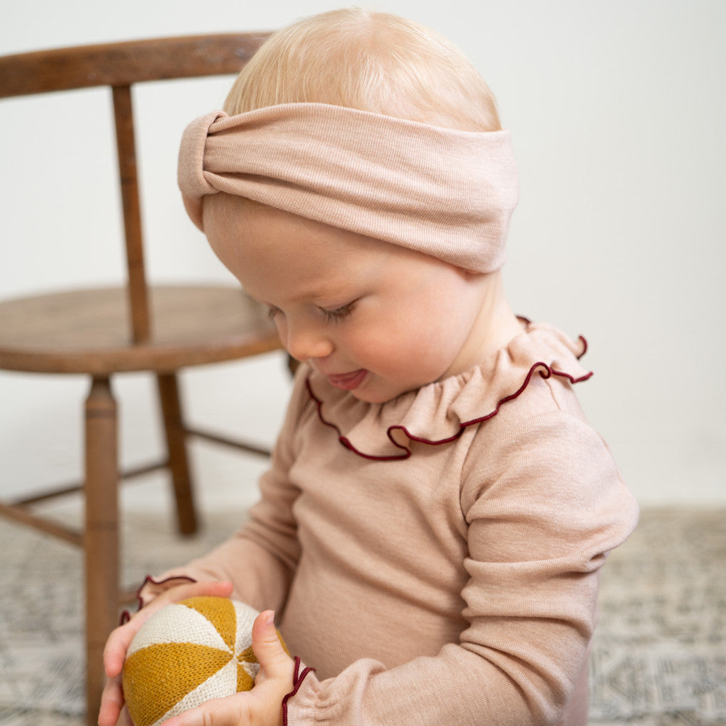 minimalisma Tulip Bib / Hairband / Acc Rose Blush