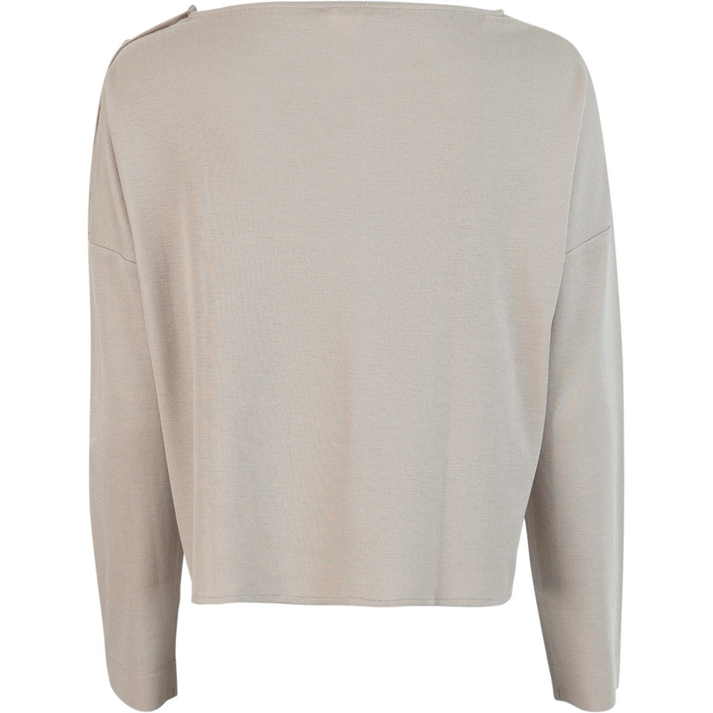 minimalisma Vega - Women's wool long sleeve top Blouse for women Hemp