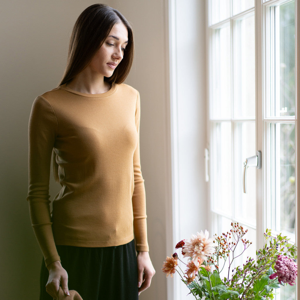 minimalisma Victory Blouse for women Golden Wheat