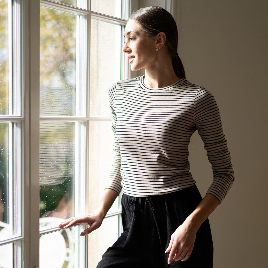 minimalisma Victory Blouse for women Monostripe